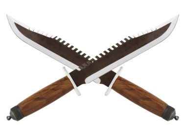 Crossed knives clipart