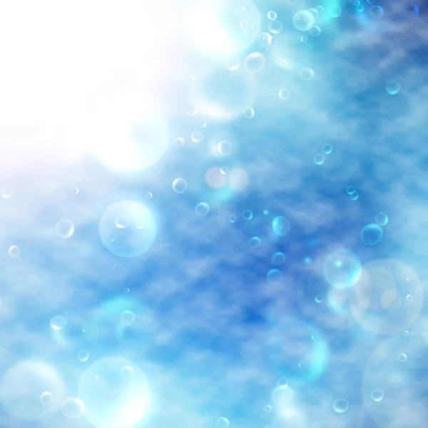 气泡的水 — 图库照片