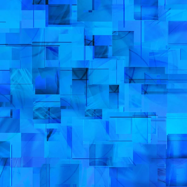 Blå bakgrund av rektanglarna — Stockfoto