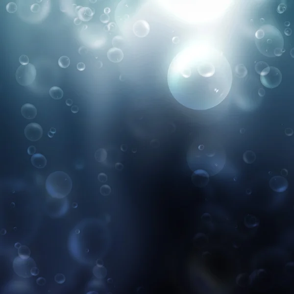 Luftblasen aus Wasser — Stockfoto