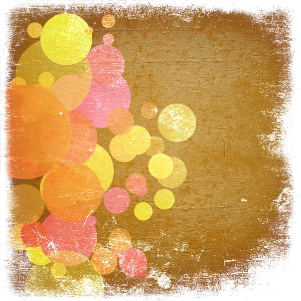 Hintergrund mit farbigen Kreisen — Stockfoto