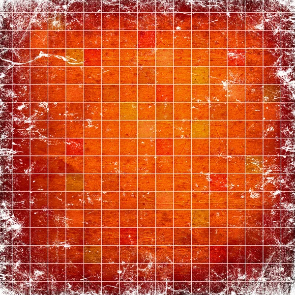 Grunge carrés rouges — Photo