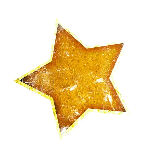 Gouden grunge sterren — Stockfoto