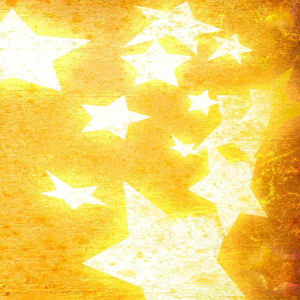 Stars on the grunge paper — Stock Photo, Image