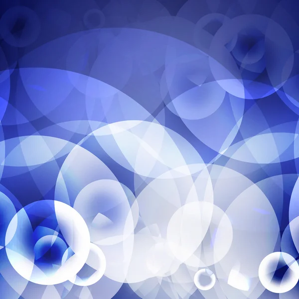 Blue circles on a dark background — Stock Photo, Image