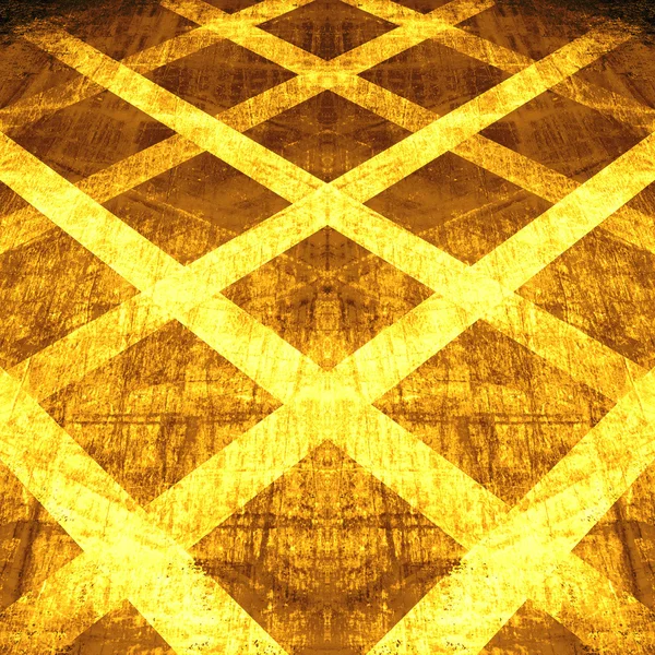 แถบที่ทับซ้อนกันสีเหลือง — ภาพถ่ายสต็อก