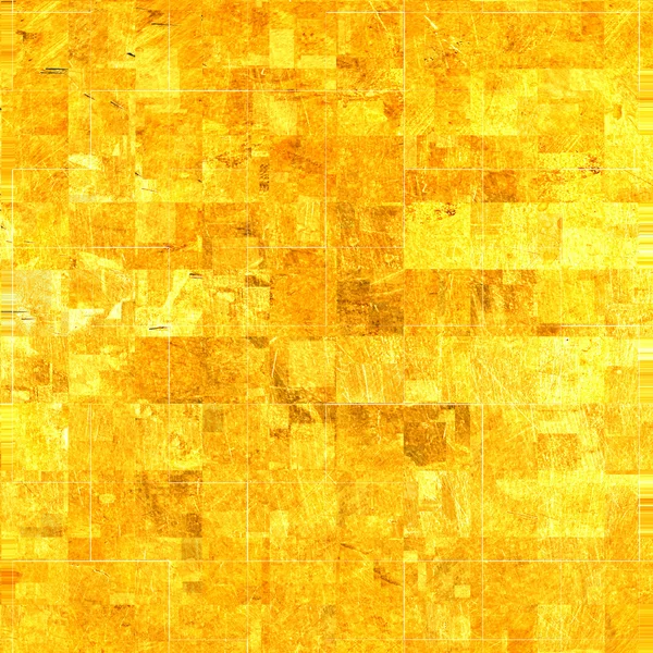 Grunge mosaico dourado — Fotografia de Stock