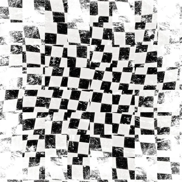 Granica płytkami mozaika — Zdjęcie stockowe