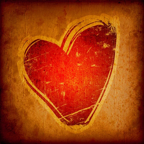 Heart on Grange — Stock Photo, Image