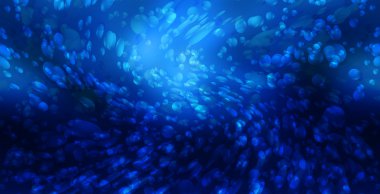 Mavi sularda kabarcıklar