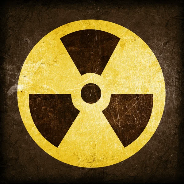 Radyoaktivite sembolü — Stok fotoğraf