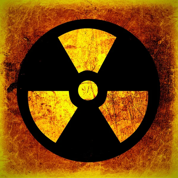 Symbol radioaktivity — Stock fotografie