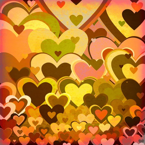 Grunge Liebe Muster Hintergrund — Stockfoto