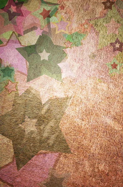 Kağıt üzerinde yıldız grunge — Stok fotoğraf