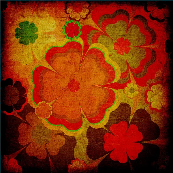Vintage floral background — Stock Photo, Image