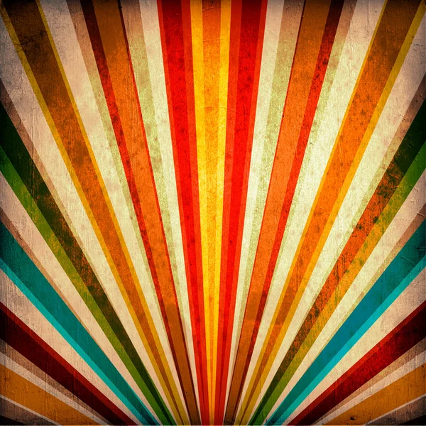 Многоцветные солнечные лучи гранж фон Лицензионные Стоковые Изображения