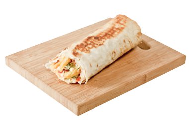 Pita, wrap stuffed with clipart