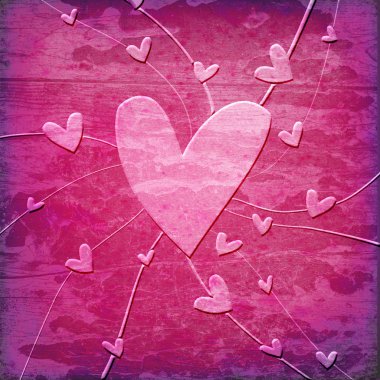 Grunge love clipart