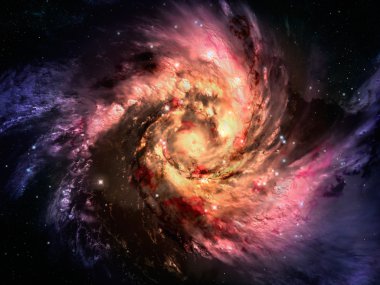 Spiral galaxy clipart