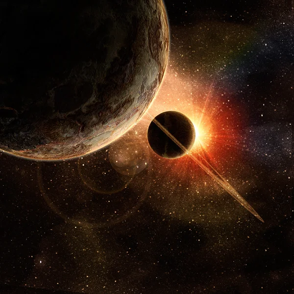 惑星のリング — ストック写真