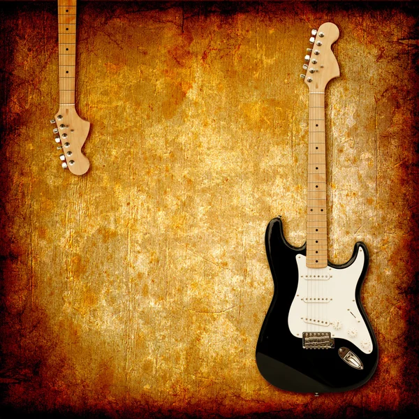 Oldtimer-E-Gitarre — Stockfoto