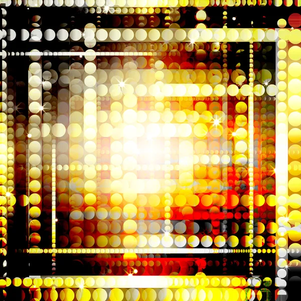 Strips of shiny golden circles — Stock Photo, Image