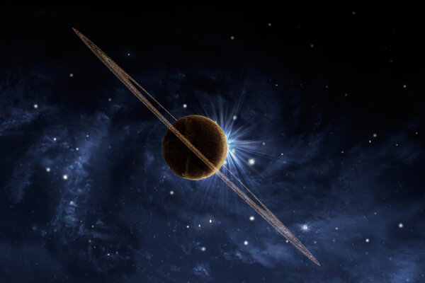 Planet with rings