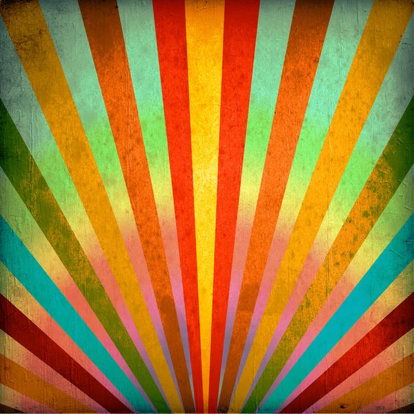 Multicolore Rayons de soleil fond grunge — Photo