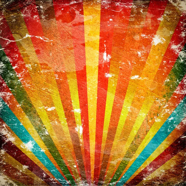 Multicolore Sunbeams grunge sfondo Fotografia Stock