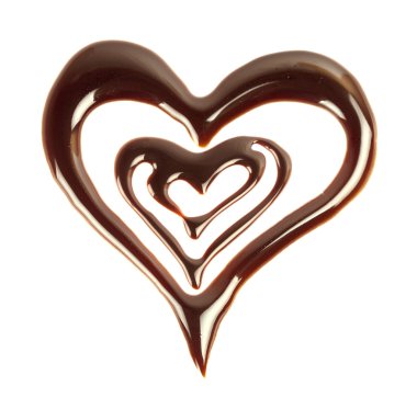 Chocolate heart clipart