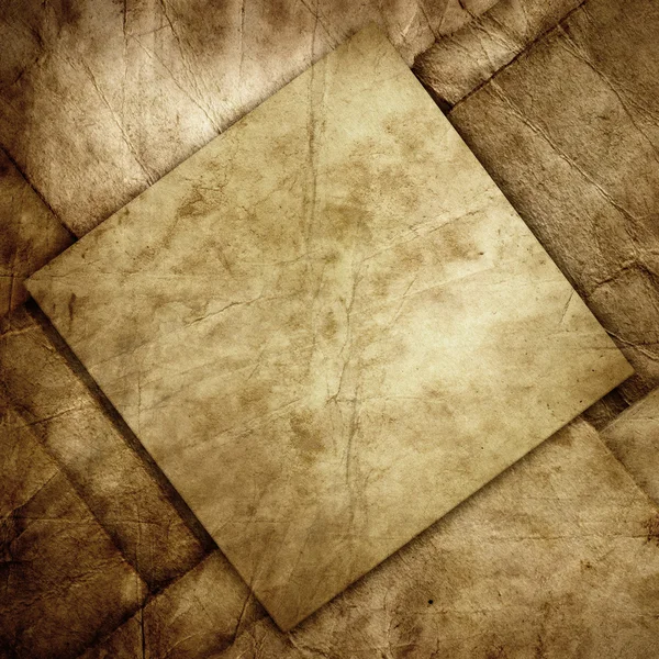 折叠式的 grunge 纸 — 图库照片
