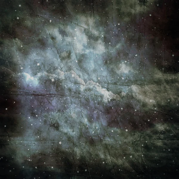 Estrelas vintage e nuvens — Fotografia de Stock
