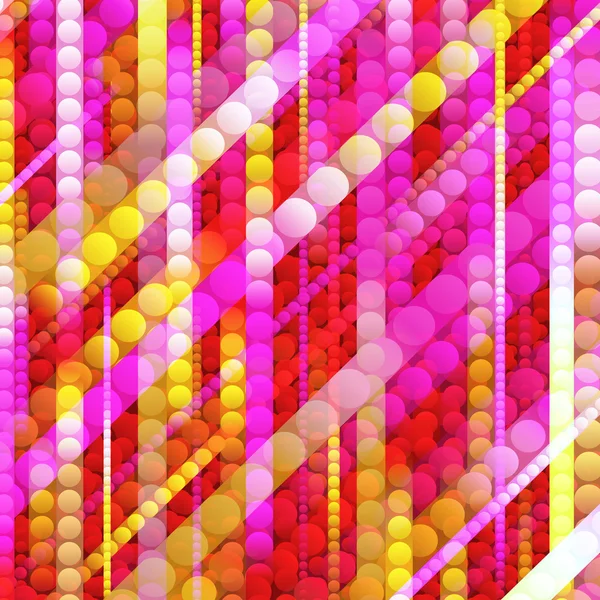 Remsor av glänsande färgade cirklar — Stockfoto