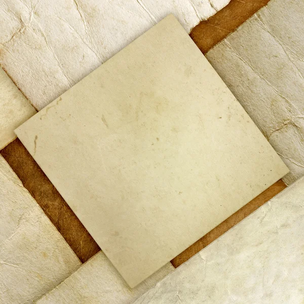 折叠式的 grunge 纸 — 图库照片