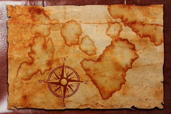 Παλιό χάρτη — Φωτογραφία Αρχείου