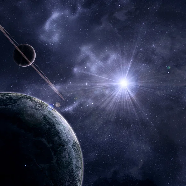 惑星のリング — ストック写真