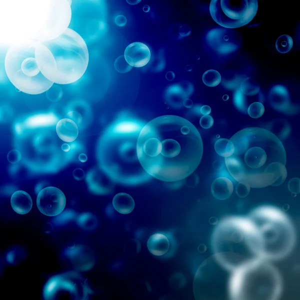 Luftbubblor vatten — Stockfoto