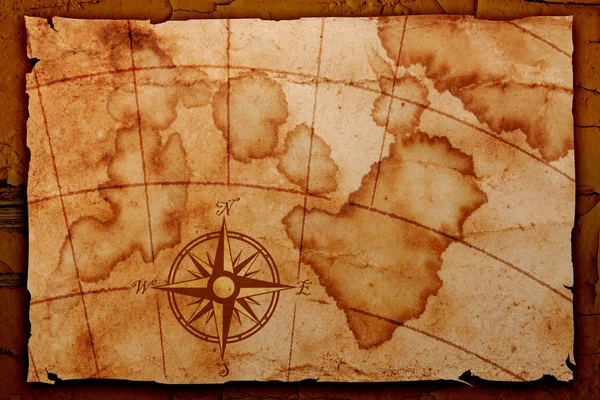 Stara mapa — Zdjęcie stockowe