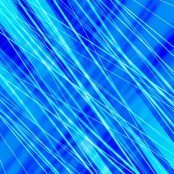 Rayures et lignes sur fond bleu — Photo