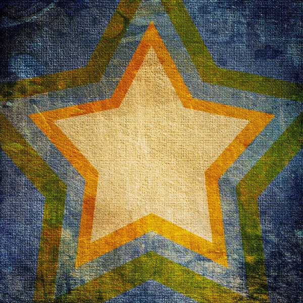 Звезда на темном фоне гранжа — стоковое фото