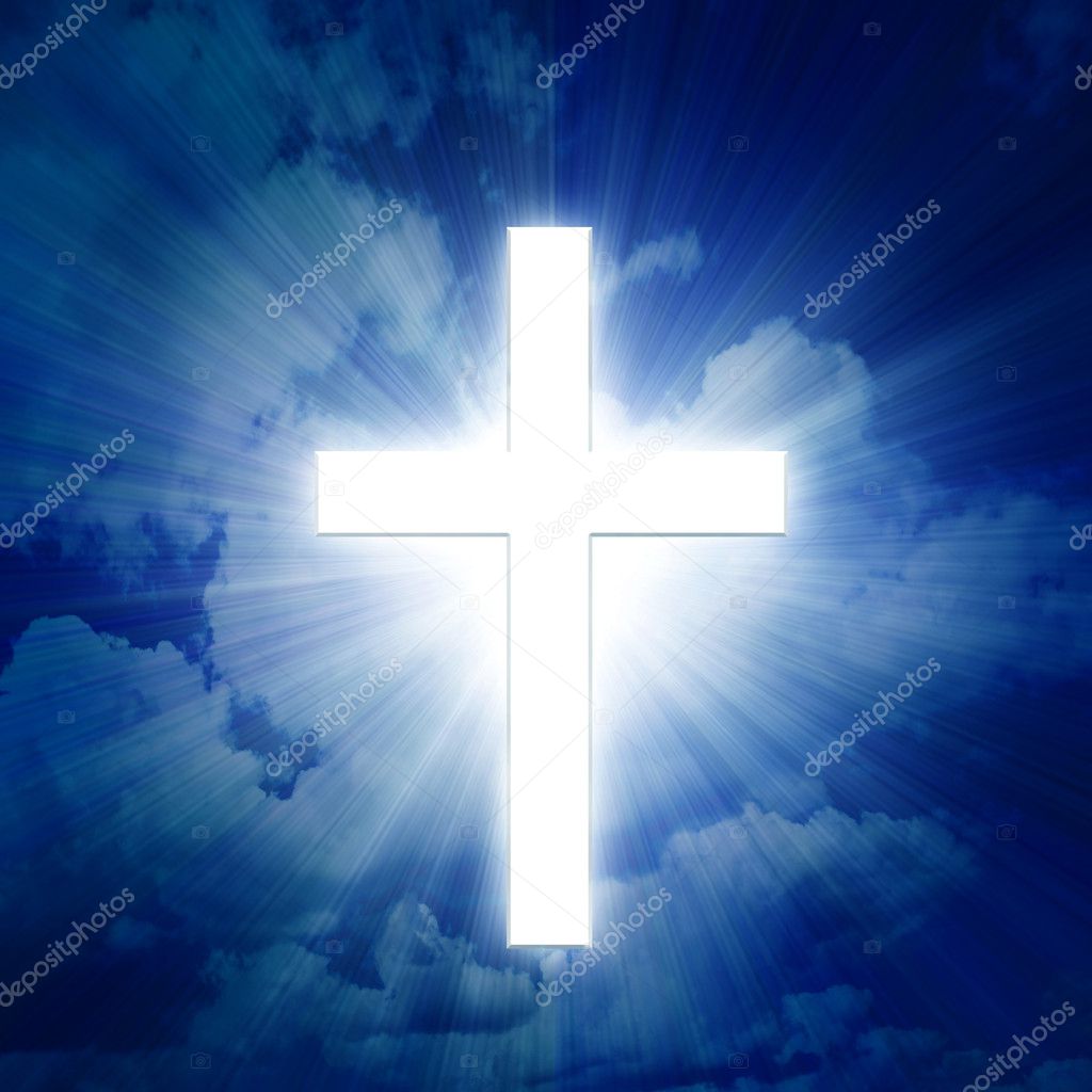 Blue sky with a cross Stock Photo by ©Molodec_ 9902306