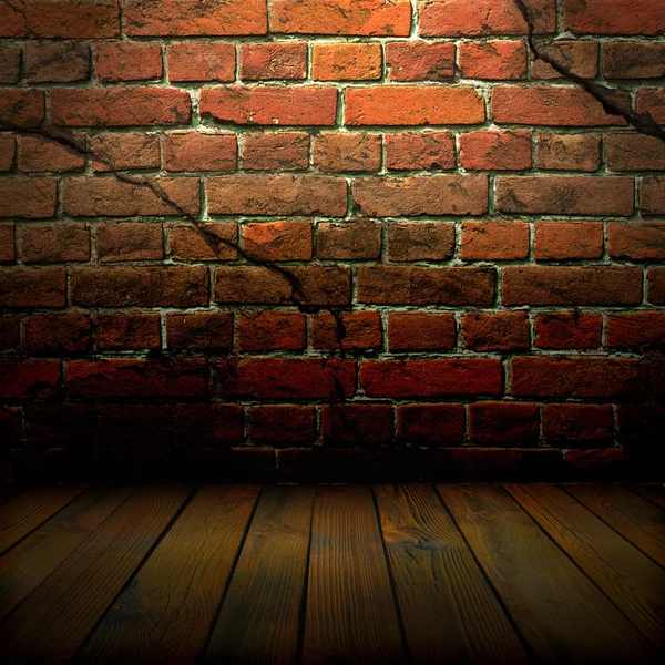 Staré zdi a podlahy — Stock fotografie