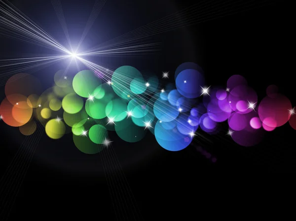 Blurred colored lights — Stock Photo, Image
