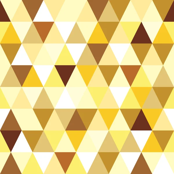 stock vector Gold seamless triangle abstract pattern