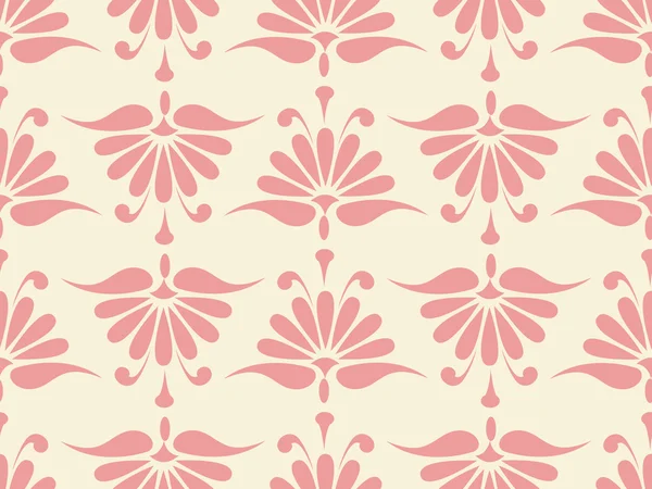 완벽 한 핑크 꽃 패턴 — 스톡 벡터