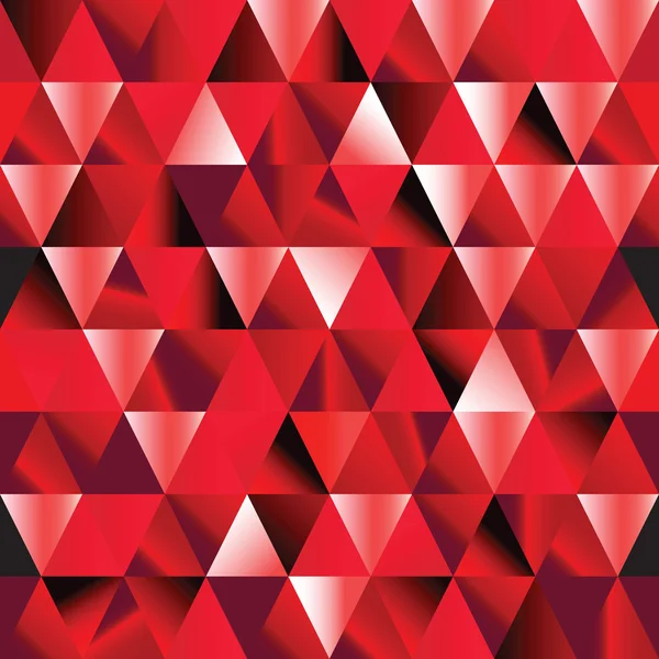 Patrón de triángulo sin costura de rubí abstracto . — Archivo Imágenes Vectoriales