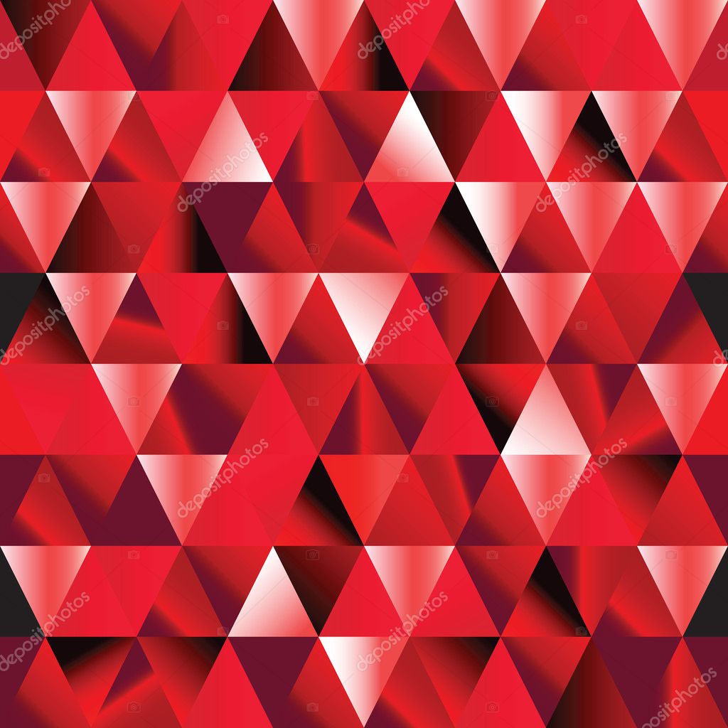 Abstract Ruby Seamless Triangle Pattern — Stock Vector © Colorvalley