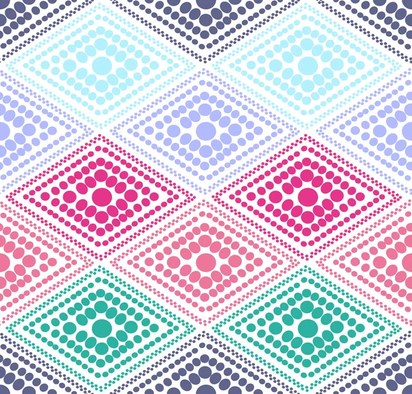 Abstrakt färg dot geometriska mönster — Stock vektor