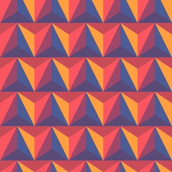3d abstrakt pyramidebaggrund – Stock-vektor
