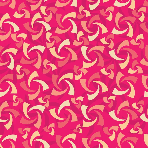 Modèle de tourbillon abstrait sans couture géométrique — Image vectorielle